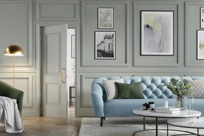 Internal White Primed Arnhem Door 2 Panel