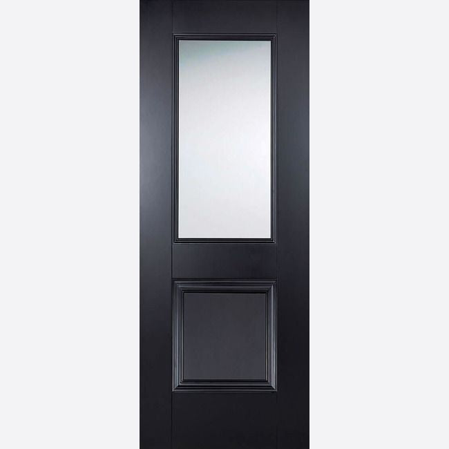 Internal Black Arnhem Glazed Door