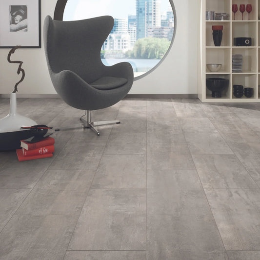 Liberty Organic Classic Crosstown Traffic Tile 8mm Laminate Flooring Water Resistant