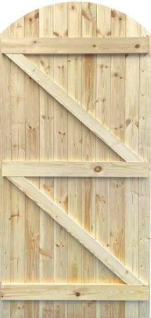 XL Joinery External Door Gate Arch Top Pine