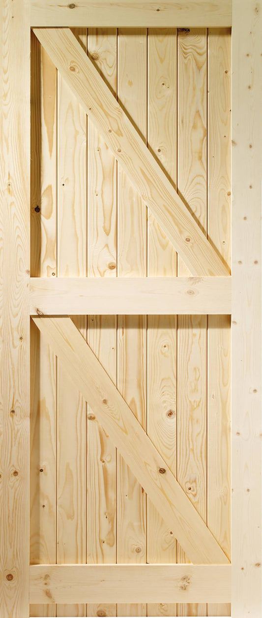 XL Joinery External Pine Gate Framed Ledged and Braced