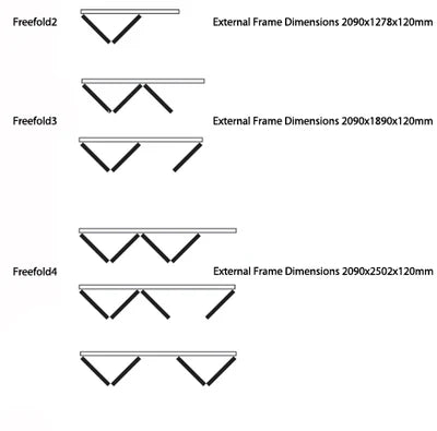 XL Joinery Internal Oak Freefold Door System