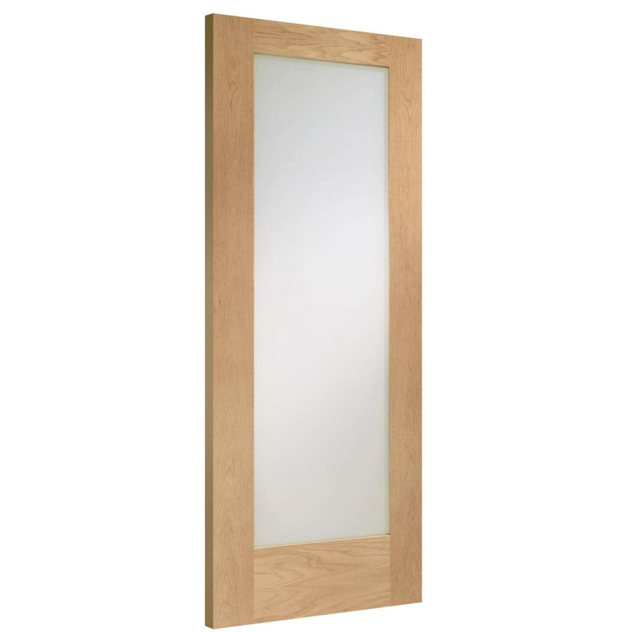 XL Joinery Prefinished Internal Oak Pattern 10 Clear Glazed Door