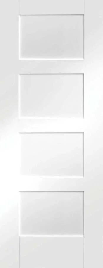 XL Joinery Internal White Primed Shaker 4 Panel Door