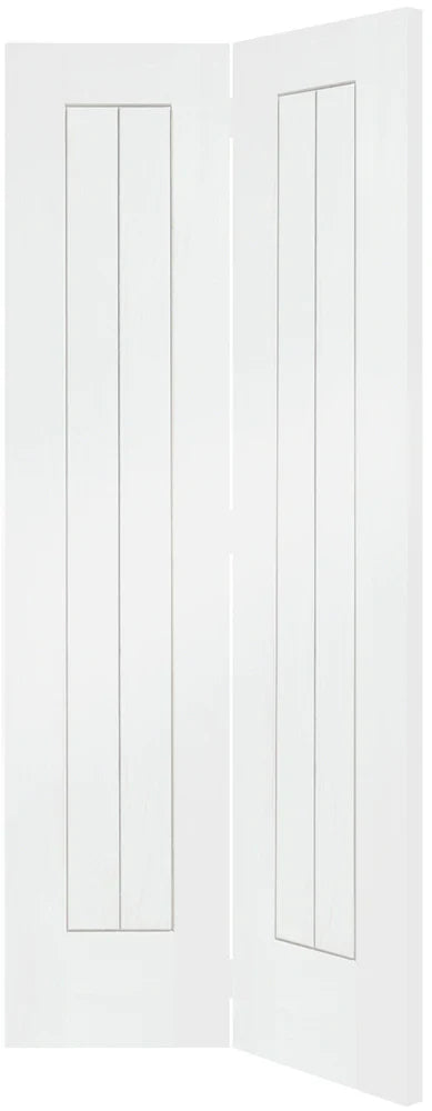 XL Joinery Internal White Primed Suffolk Bi-Fold Door