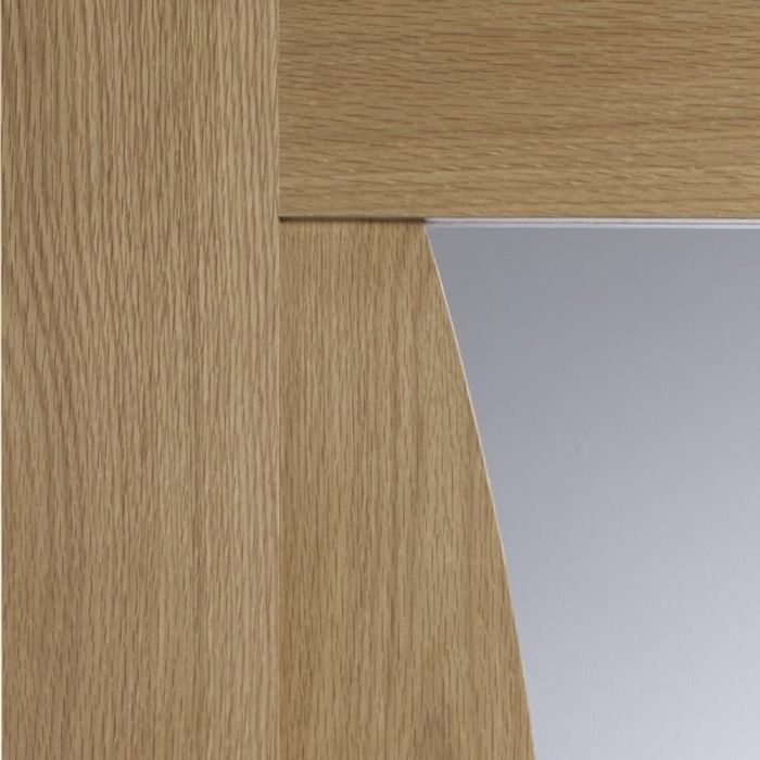 Internal Oak Emilia Glazed Door With Clear Glass